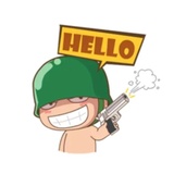 Baby Soldier WhatsApp Sticker #14