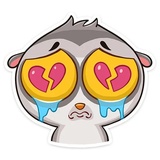 Bin the Lemur WhatsApp Sticker #25