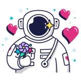 Cosmonaut WhatsApp Sticker #20