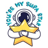 Cosmonaut WhatsApp Sticker #25