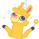 Crazy Llama WhatsApp Sticker #19