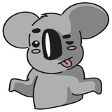 Cute Koala WhatsApp Sticker #2