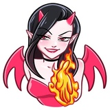 Demons emojis WhatsApp Sticker #11