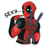Deadpool Emojis WhatsApp Sticker #6