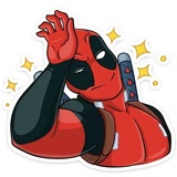 Deadpool Emojis WhatsApp Sticker #8