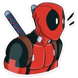 Deadpool Emojis WhatsApp Sticker #9