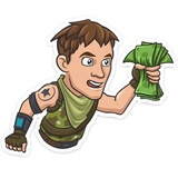 Fortnite classic WhatsApp Sticker #24