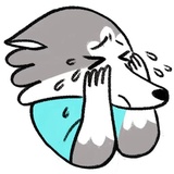 Frank the Wolf WhatsApp Sticker #10