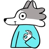 Frank the Wolf WhatsApp Sticker #16