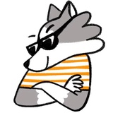 Frank the Wolf WhatsApp Sticker #20