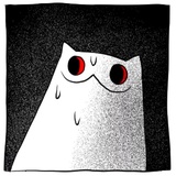 Gloomy Cat WhatsApp Sticker pack