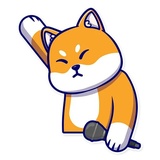 Grumpy Shiba WhatsApp Sticker #12