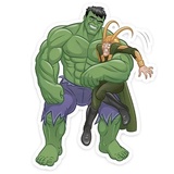 Hulk Strength WhatsApp Sticker #21