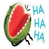 Watermelon WhatsApp Sticker #11