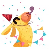Hipster Llama WhatsApp Sticker #8