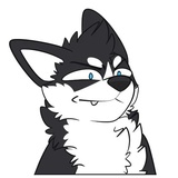Husky Funny WhatsApp Sticker #19