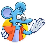 The Itchy & Scratchy WhatsApp Sticker #5