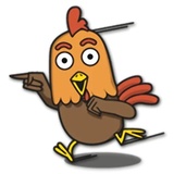 Jacko Chicken WhatsApp Sticker #20