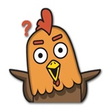 Jacko Chicken WhatsApp Sticker #9