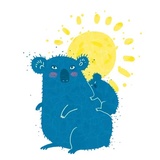 Keep Calm like Koala WhatsApp Sticker #8