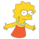Lisa Simpson WhatsApp Sticker #4