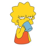 Lisa Simpson WhatsApp Sticker #7