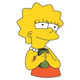 Lisa Simpson WhatsApp Sticker #8