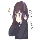 Cute Anime Girl WhatsApp Sticker #14