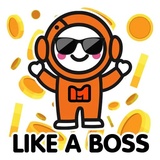 Mooney The Astronaut WhatsApp Sticker #11