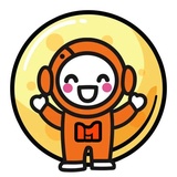 Mooney The Astronaut WhatsApp Sticker #18