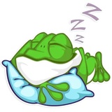Mr. Green Frogo WhatsApp Sticker #24