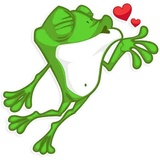 Mr. Green Frogo WhatsApp Sticker #6