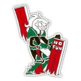 No Fun Allowed WhatsApp Sticker #7