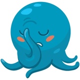 Otto the Octopus WhatsApp Sticker #13