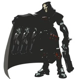 Overwatch Reaper Spray WhatsApp Sticker #18
