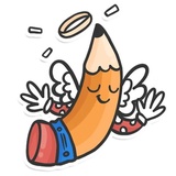 Pencil WhatsApp Sticker #7