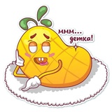 Mr. Pineapple WhatsApp Sticker #13
