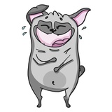 Pug Life Pack WhatsApp Sticker #4