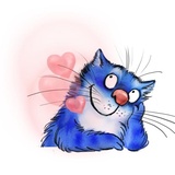 Rinas Blue Cats WhatsApp Sticker #18