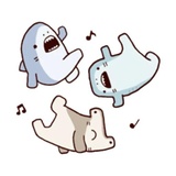Shark Time WhatsApp Sticker #29