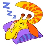 Giraffe Shrogren WhatsApp Sticker #3