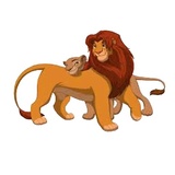 Lion King Cartoon WhatsApp Sticker #8