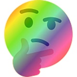Thinking WhatsApp Sticker #12
