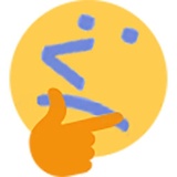 Thinking WhatsApp Sticker #15