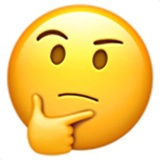 Thinking WhatsApp Sticker #17