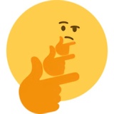 Thinking WhatsApp Sticker #25