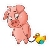 Township Animals WhatsApp Sticker #16