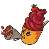 Ice Cream Valentino WhatsApp Sticker #21