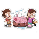 Waddles_pig WhatsApp Sticker #21