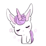 Young Unicorn WhatsApp Sticker #3